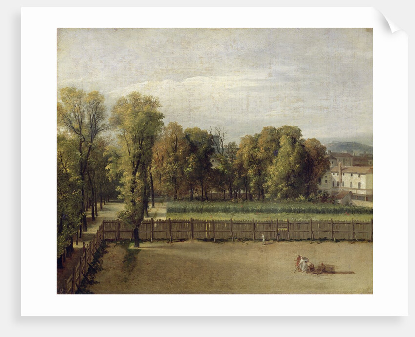 View of the Luxembourg Gardens in Paris, 1794 by Jacques Louis David