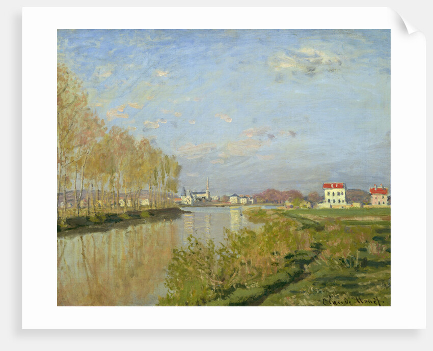 The Seine at Argenteuil, 1873 by Claude Monet