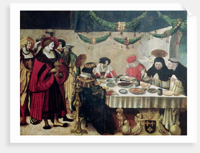 St. Thomas Aquinas and Louis IX by Niklaus Manuel