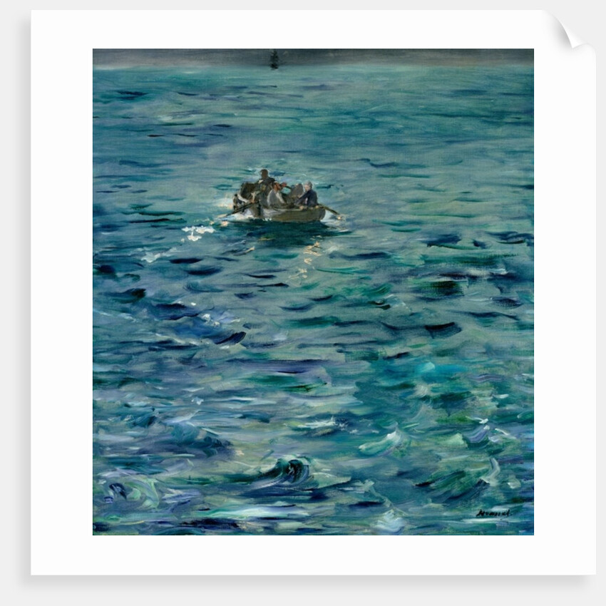 The Escape of Henri de Rochefort 20 March 1874, 1880-81 by Edouard Manet