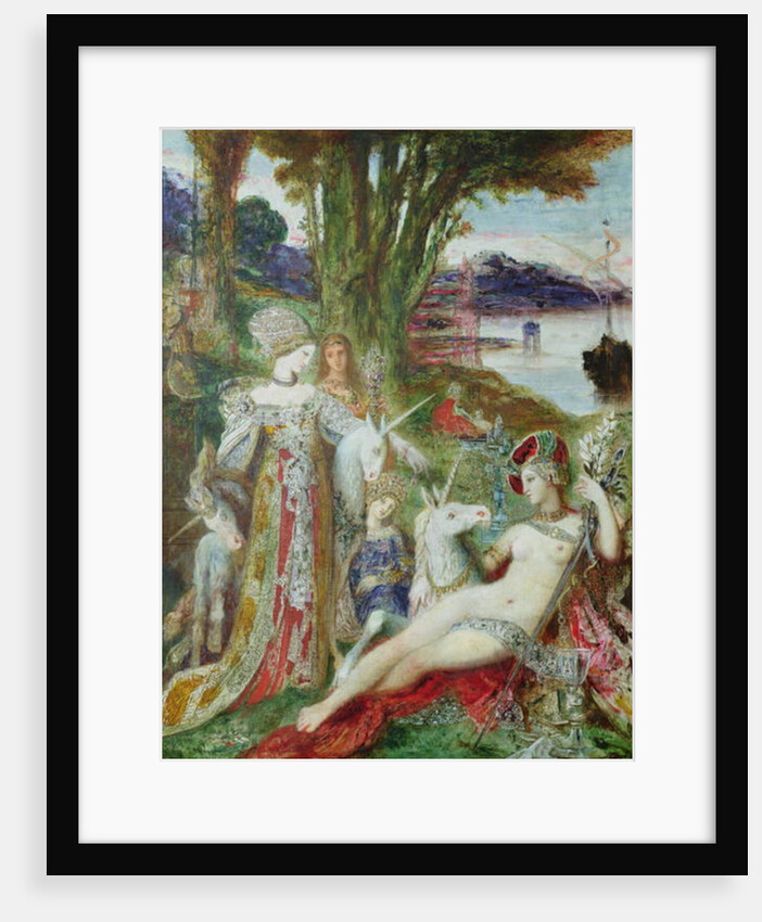 The Unicorns by Gustave Moreau