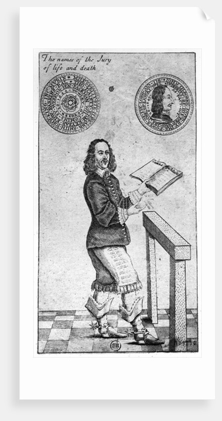 The Names of the Jury of Life and Death, 1649 by English School