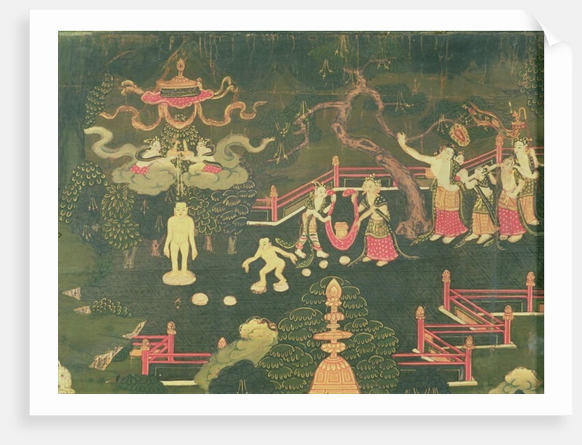 The Life of Buddha Shakyamuni by Tibetan School