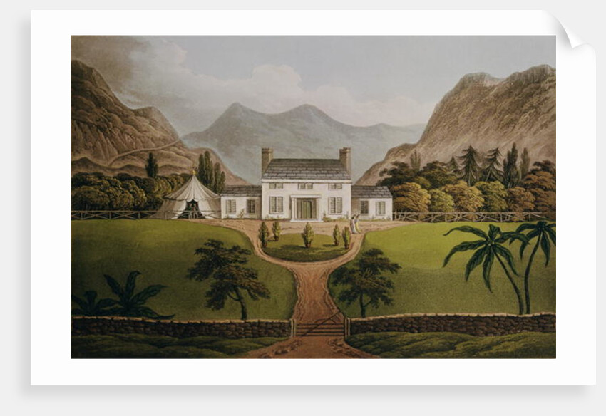 Bonaparte's Mal-Maison at St. Helena, 1821 by John Hassell