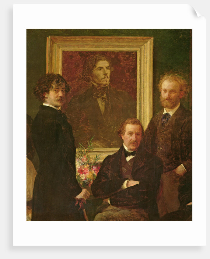 Homage to Delacroix, 1864 by Ignace Henri Jean Fantin-Latour