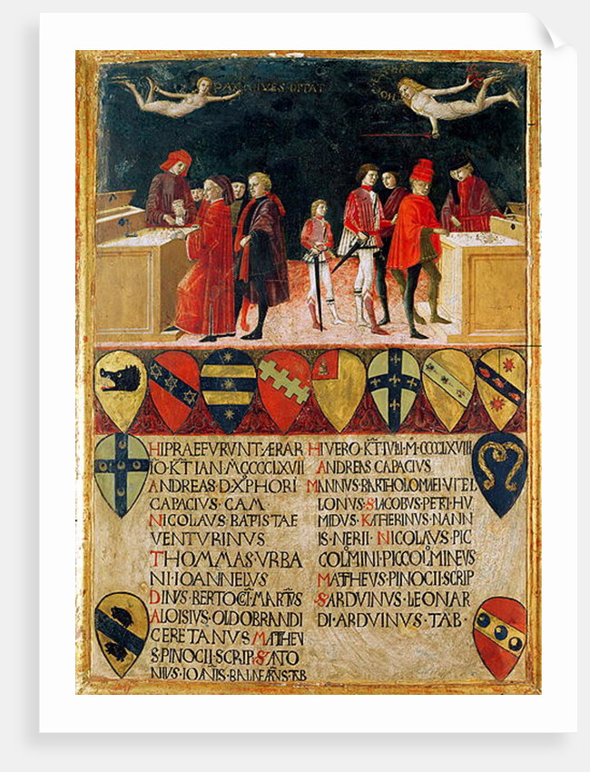 The Council Finances in Times of War and of Peace, 1468 by Benvenuto di Giovanni
