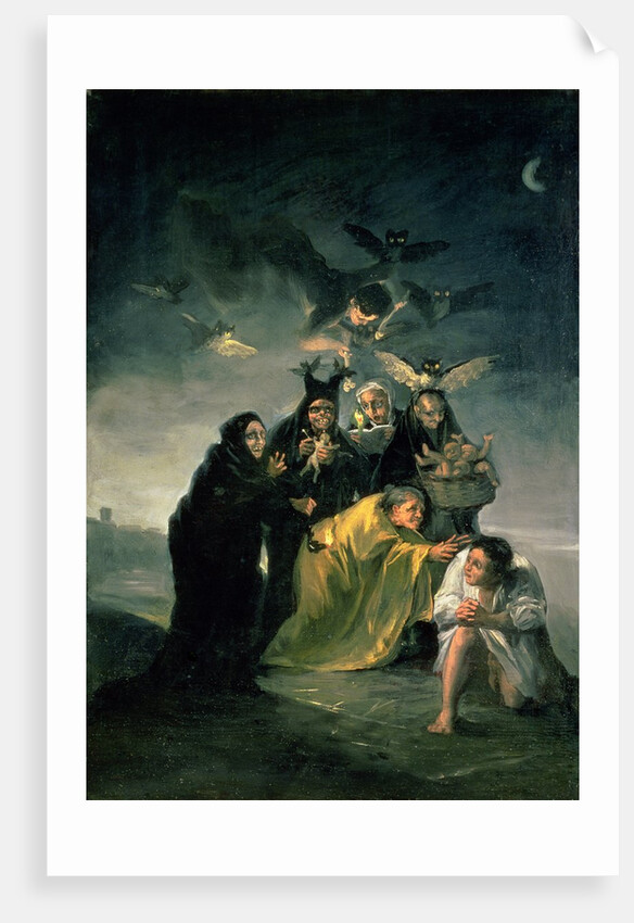 The Witches' Sabbath by Francisco Jose de Goya y Lucientes