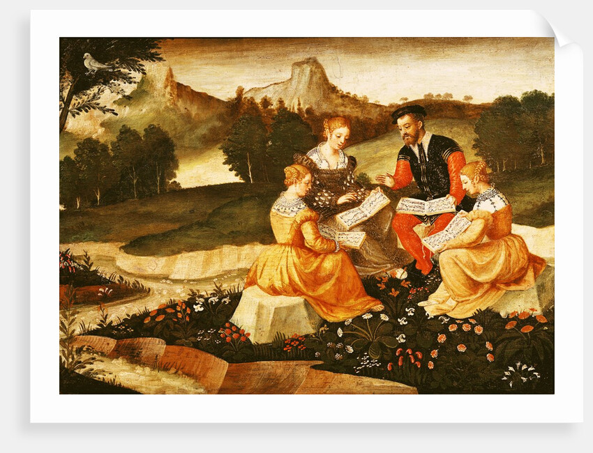 The Rustic Concert, the Song by Italian School