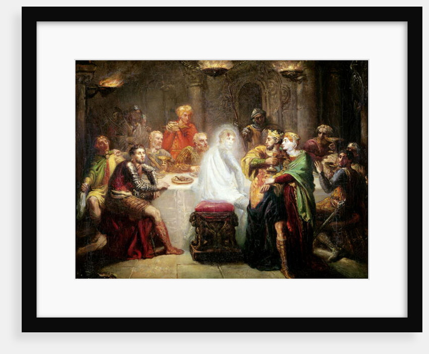 The Ghost of Banquo by Theodore Chasseriau