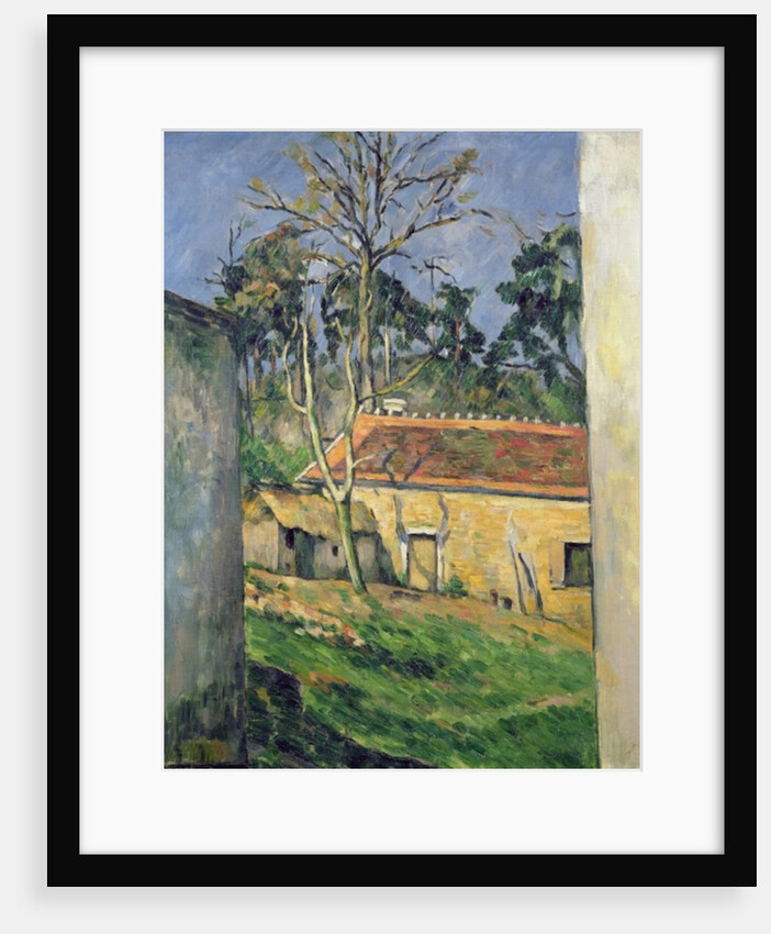 Farmyard at Auvers, c.1879-80 by Paul Cezanne