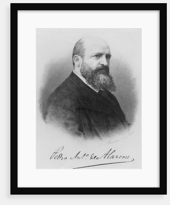 Pedro Antonio de Alarcon, 1881 by B. Maura