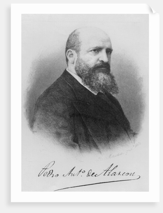 Pedro Antonio de Alarcon, 1881 by B. Maura