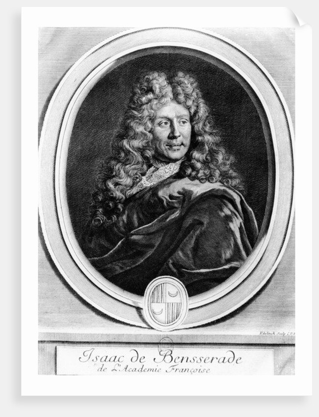 Isaac de Bensserade by Gerard Edelinck