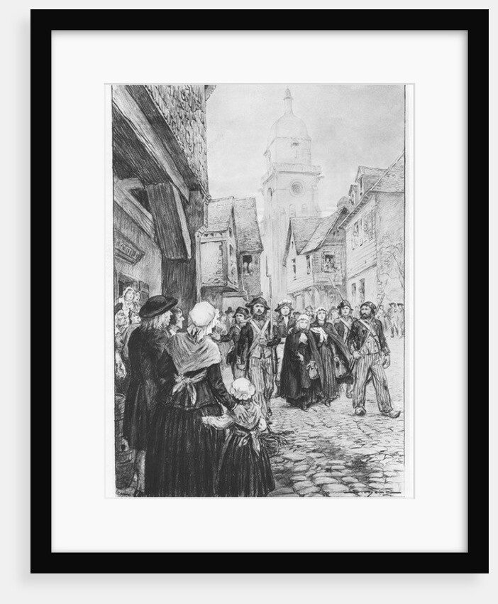 The Arrest of Lucile de Chateaubriand by French School