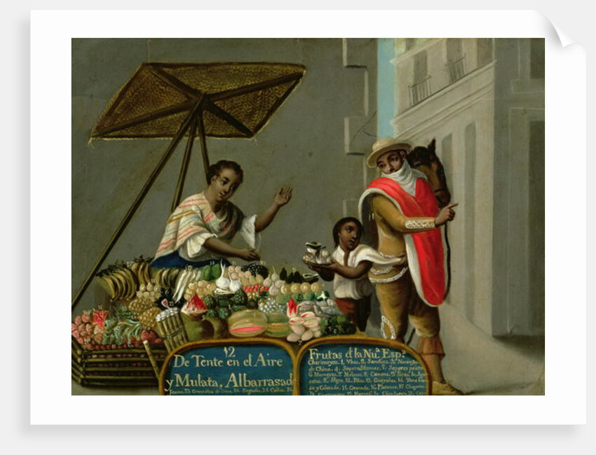 A Coloured Man and his Mulatto Wife by Spanish School