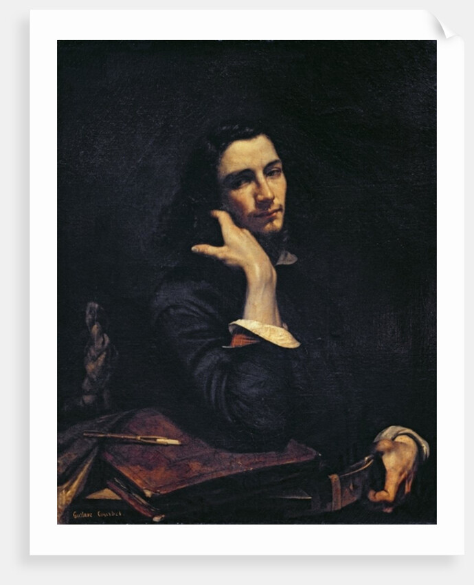 The Man with the Leather Belt. Portrait of the Artist, c.1846 by Gustave Courbet