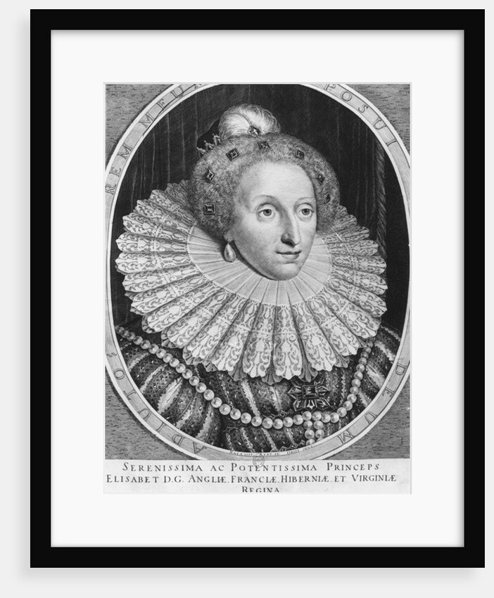 Elizabeth I, Queen of England by Hendrik I Hondius
