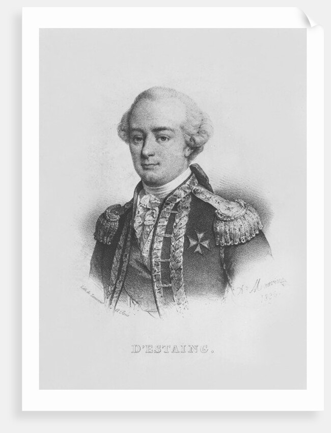 Charles Hector, comte d'Estaing by Alfred Leon Lemercier