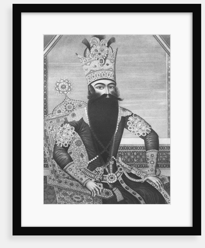 Fath-Ali Shah Qajar by Louis Charles Ruotte