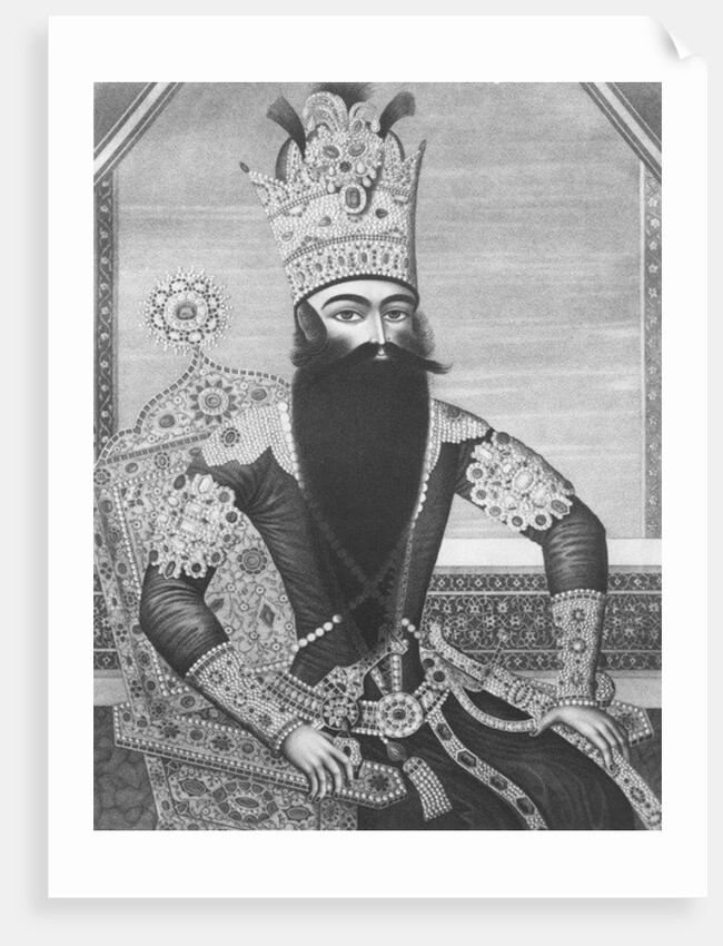 Fath-Ali Shah Qajar by Louis Charles Ruotte