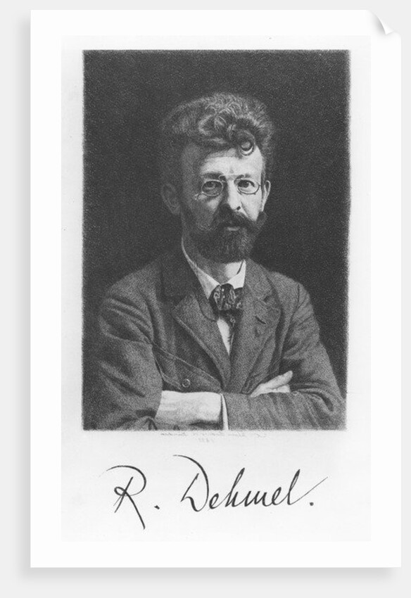 Richard Dehmel by German School
