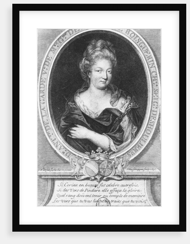 Antoinette Du Ligier de la Garde Deshoulières by Pierre Louis van Schuppen