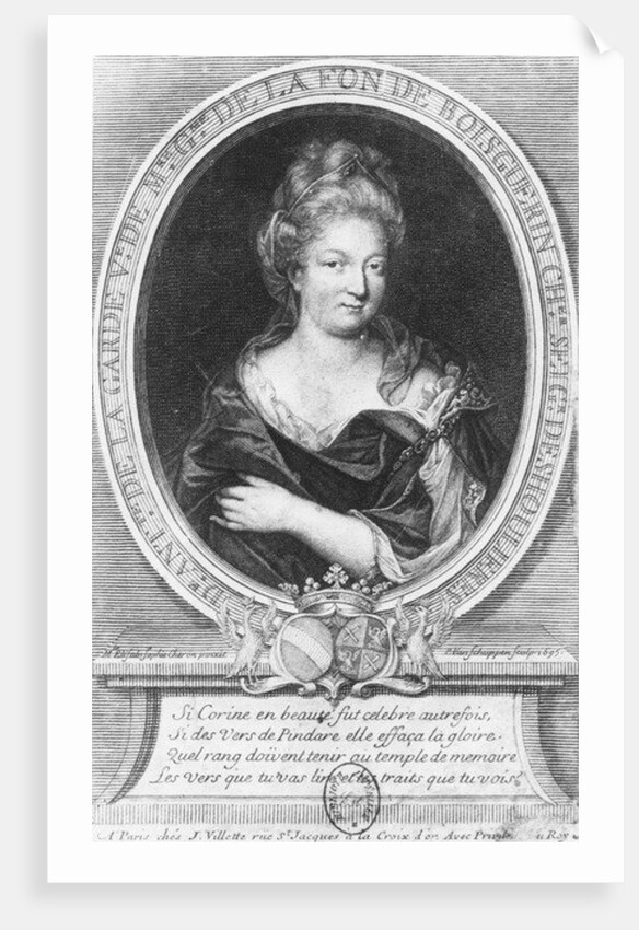 Antoinette Du Ligier de la Garde Deshoulières by Pierre Louis van Schuppen