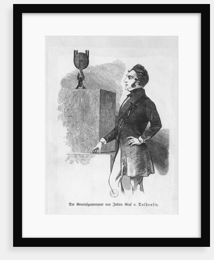 1st Marquis of Dalhousie, Governor of India by German School