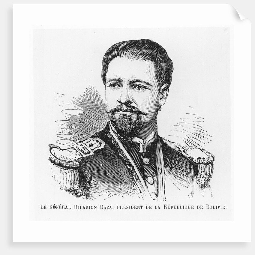 Hilarion Daza, President of Bolivia by French School