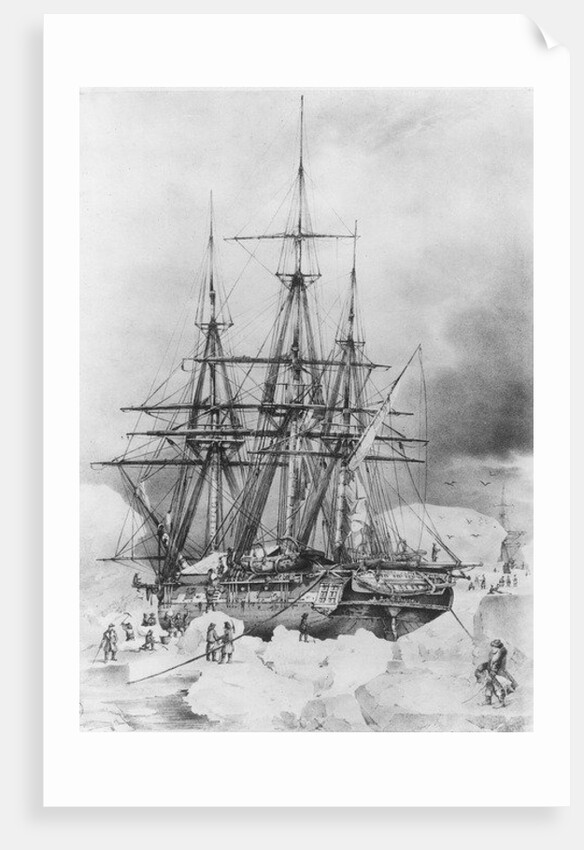 Expedition of Dumont d'Urville in 1837-38 in the Antarctic by French School