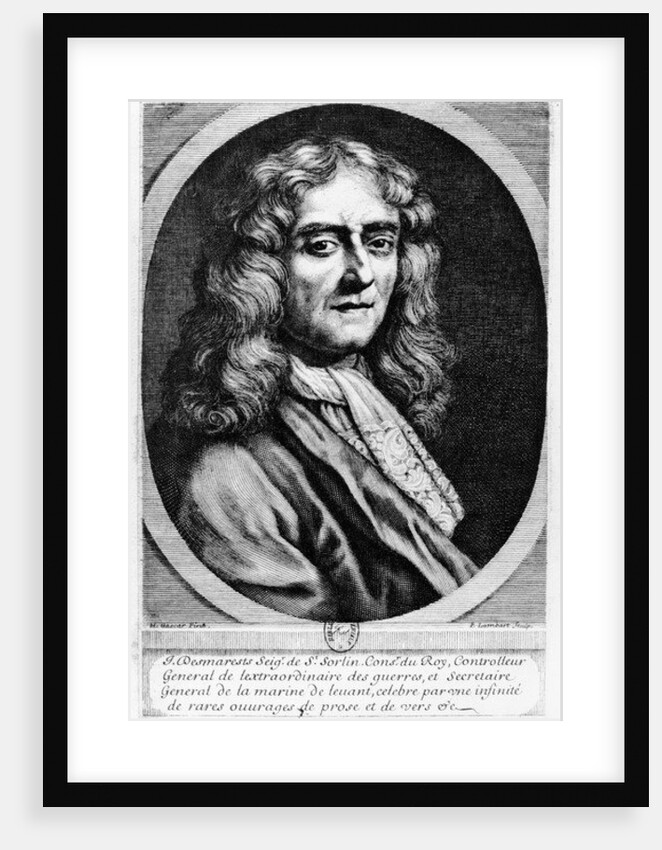 Jean Desmarets de Saint-Sorlin by Pierre Lombard or Lombart