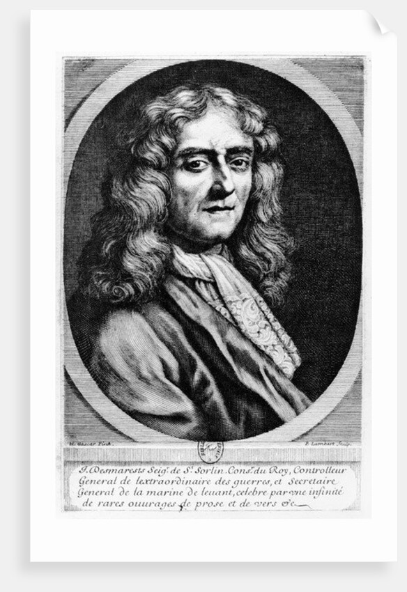 Jean Desmarets de Saint-Sorlin by Pierre Lombard or Lombart