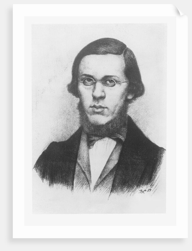 Nikolay Dobrolyubov by French School