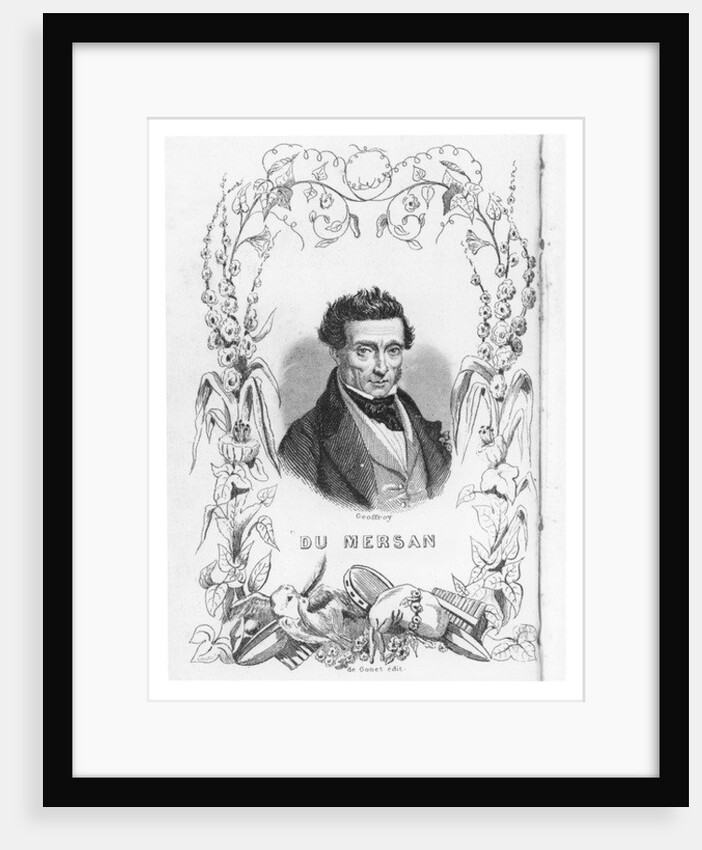 Théophile Marion Dumersan, 1847 by Charles Michel Geoffroy