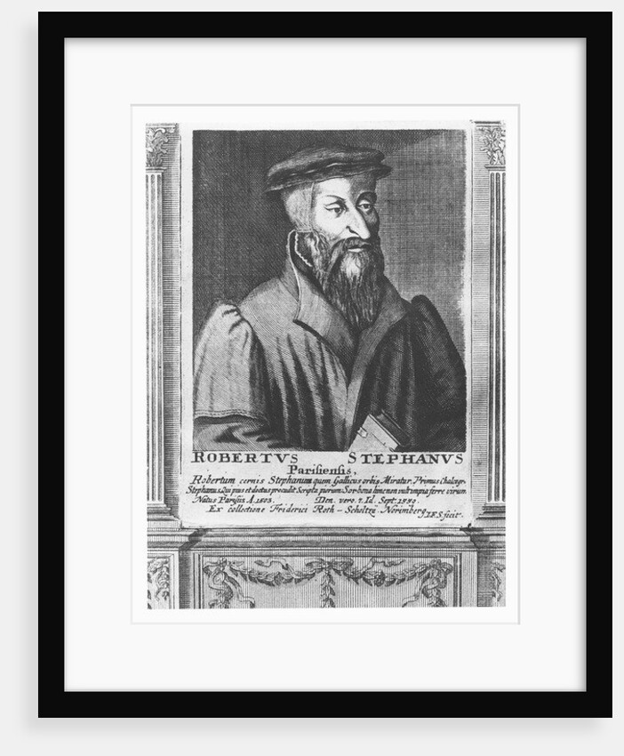 Robert Estienne by French School