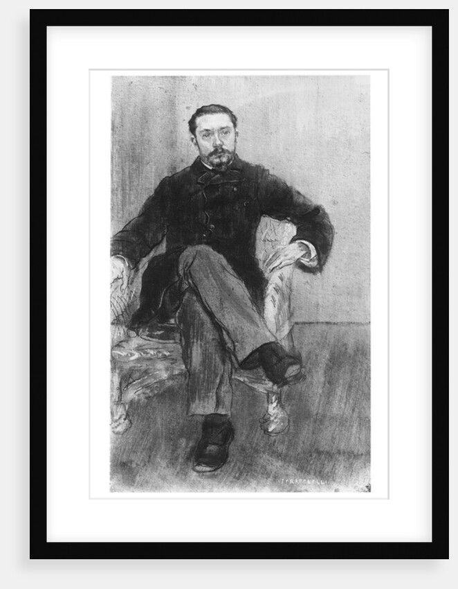 Gustave Geffroy, 1884 by Jean Francois Raffaelli