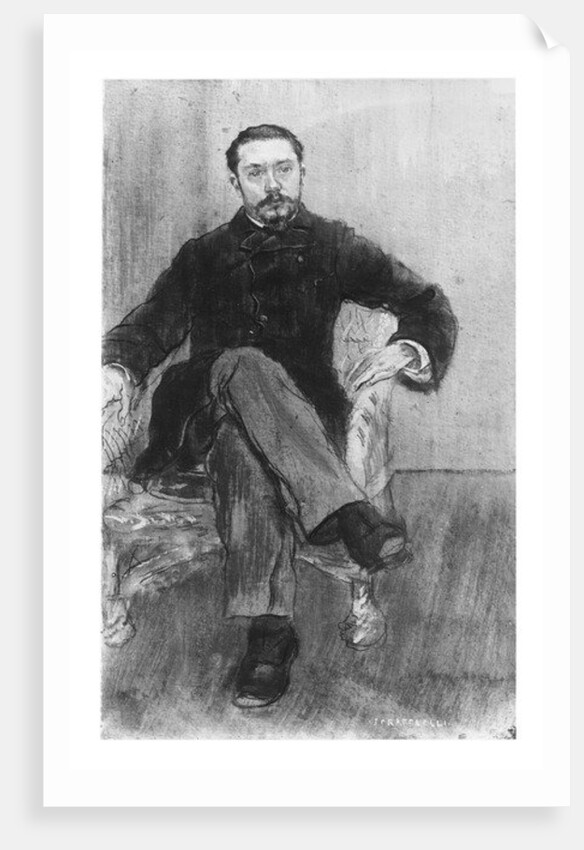 Gustave Geffroy, 1884 by Jean Francois Raffaelli