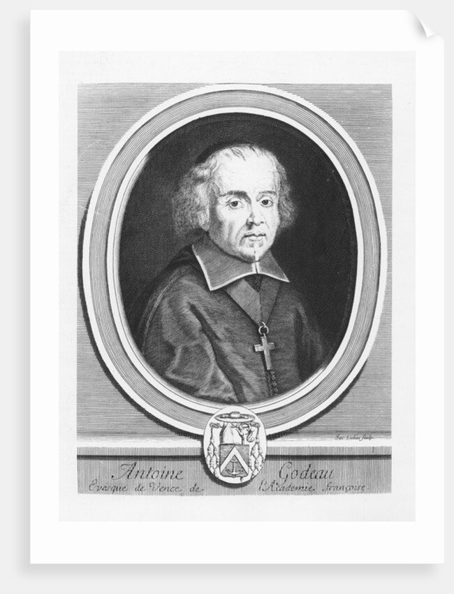 Portrait of Antoine Godeau by Jacques Lubin