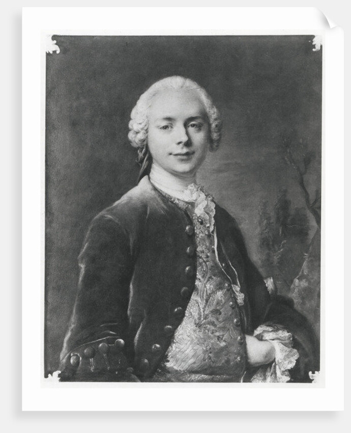 Portrait of Jean Baptiste Louis Gresset by Louis M. Tocque