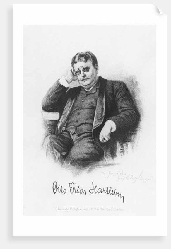 Otto Erich Hartleben by German School