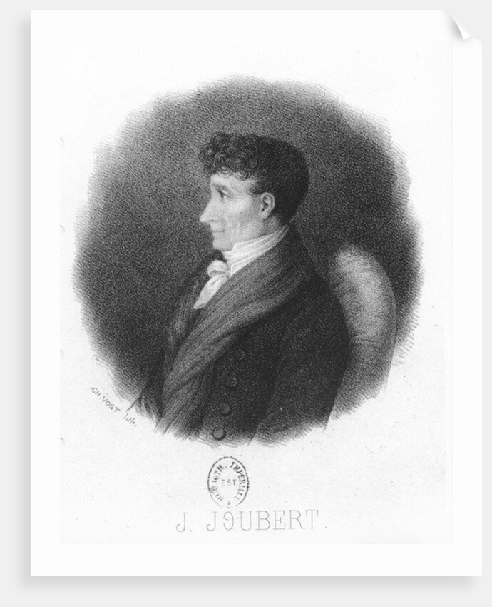 Joseph Joubert by Pierre-Charles Vogt