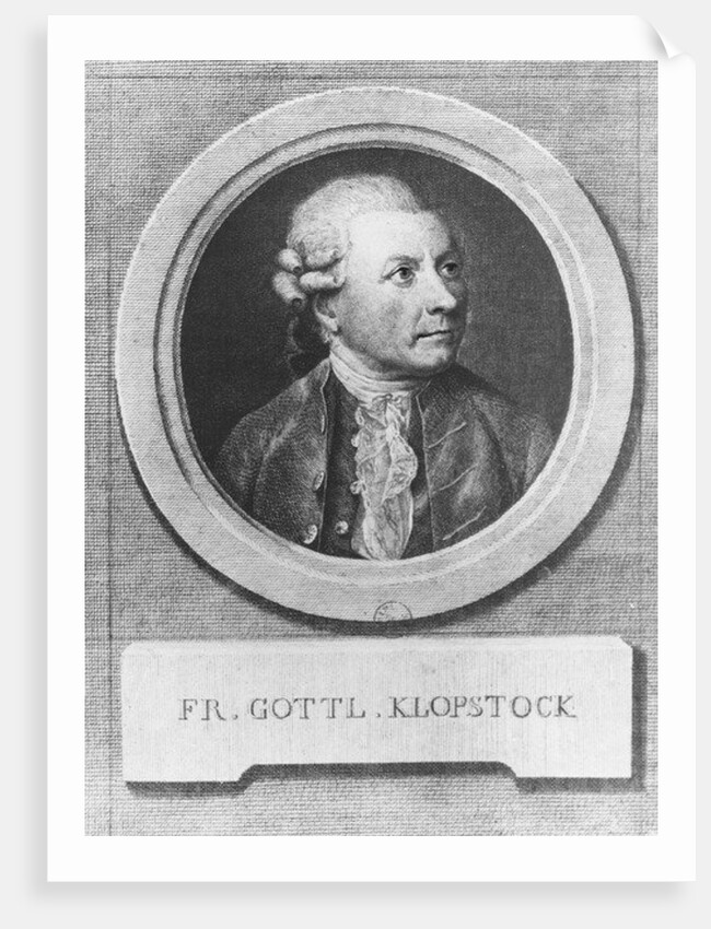 Portrait of Friedrich Gottlieb Klopstock by Christian Gottlieb Geyser