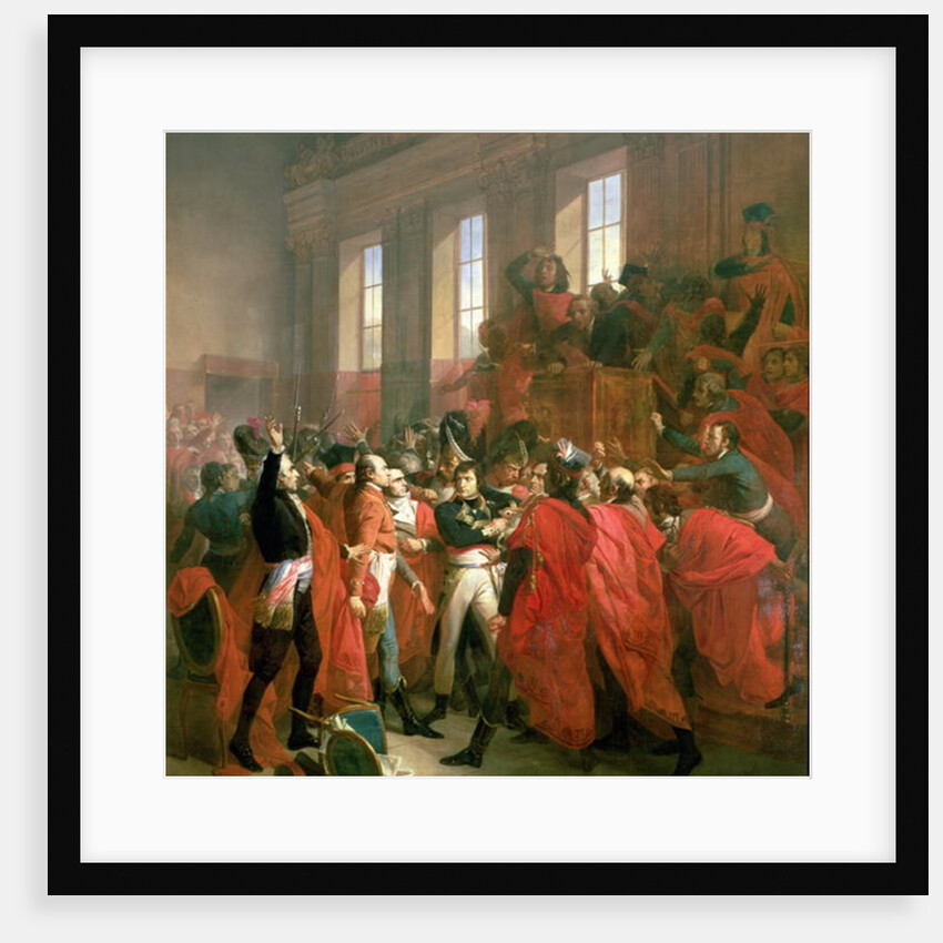 Bonaparte and the Council of Five Hundred at St. Cloud, 10th November 1799, 1840 by Francois Bouchot