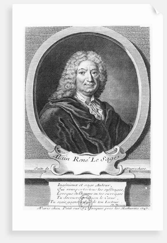 Alain René Lesage by Etienne Jehandier Desrochers