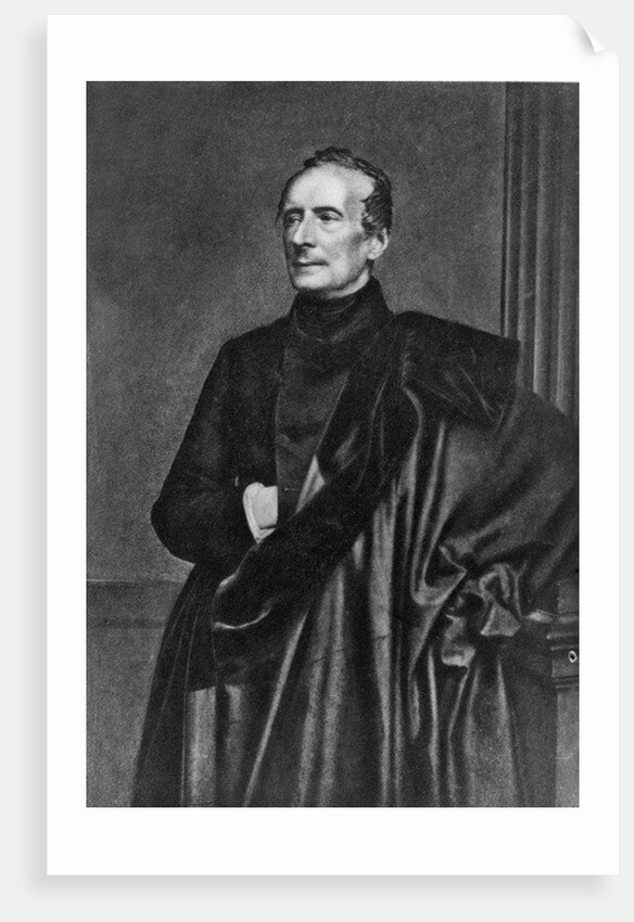 Alphonse de Lamartine aged 70 by French School