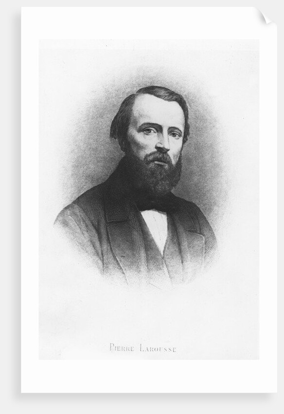 Portrait of Pierre Larousse by Henri Joseph Dubouchet