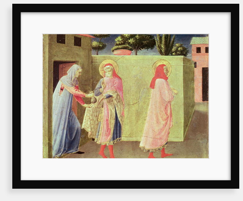 The Healing of Palladia by SS. Cosmas and Damian, predella from the Annalena Altarpiece, 1434 by Fra Angelico