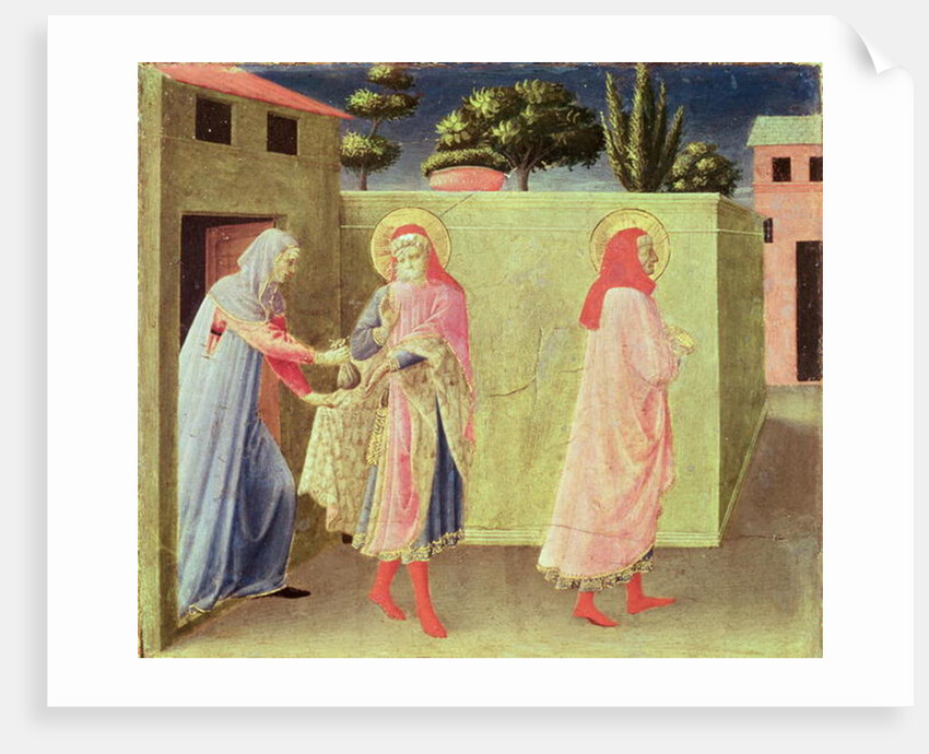 The Healing of Palladia by SS. Cosmas and Damian, predella from the Annalena Altarpiece, 1434 by Fra Angelico