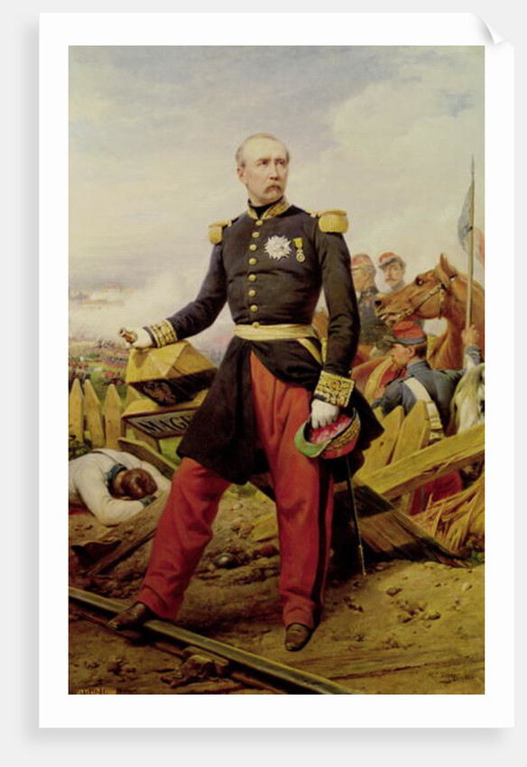 Comte Maurice de MacMahon, 1860 by Emile Jean Horace Vernet