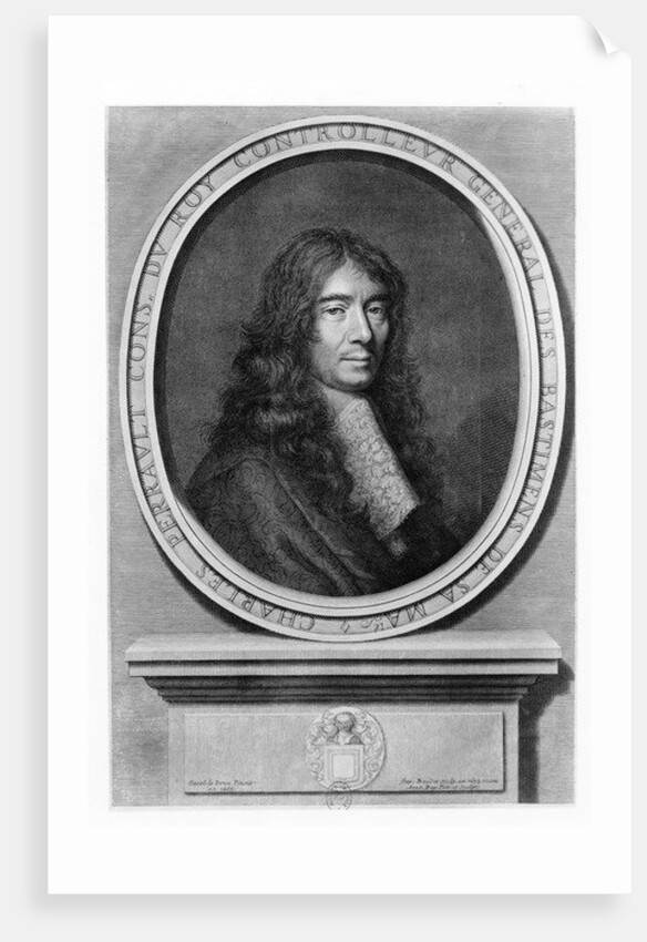 Portrait of Charles Perrault by Etienne Baudet